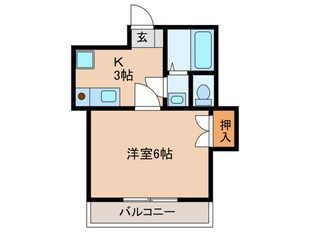 白木原ロイヤルハイツの物件間取画像